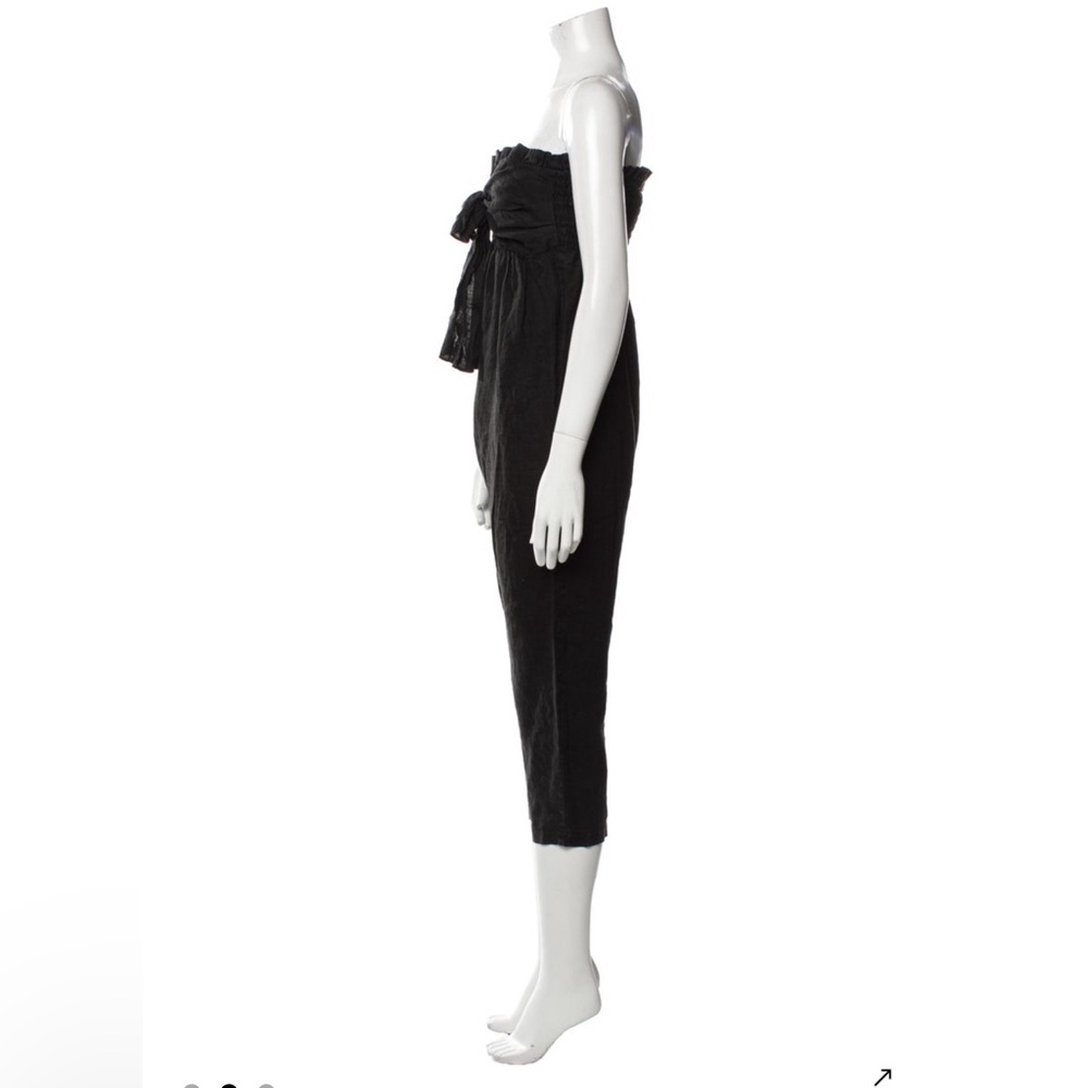 Apiece Apart Linen Strapless Jumpsuit Size 4 - Picture 2 of 8